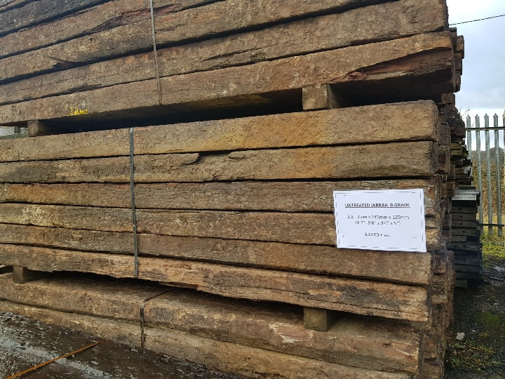 untreated Jarrah B grade